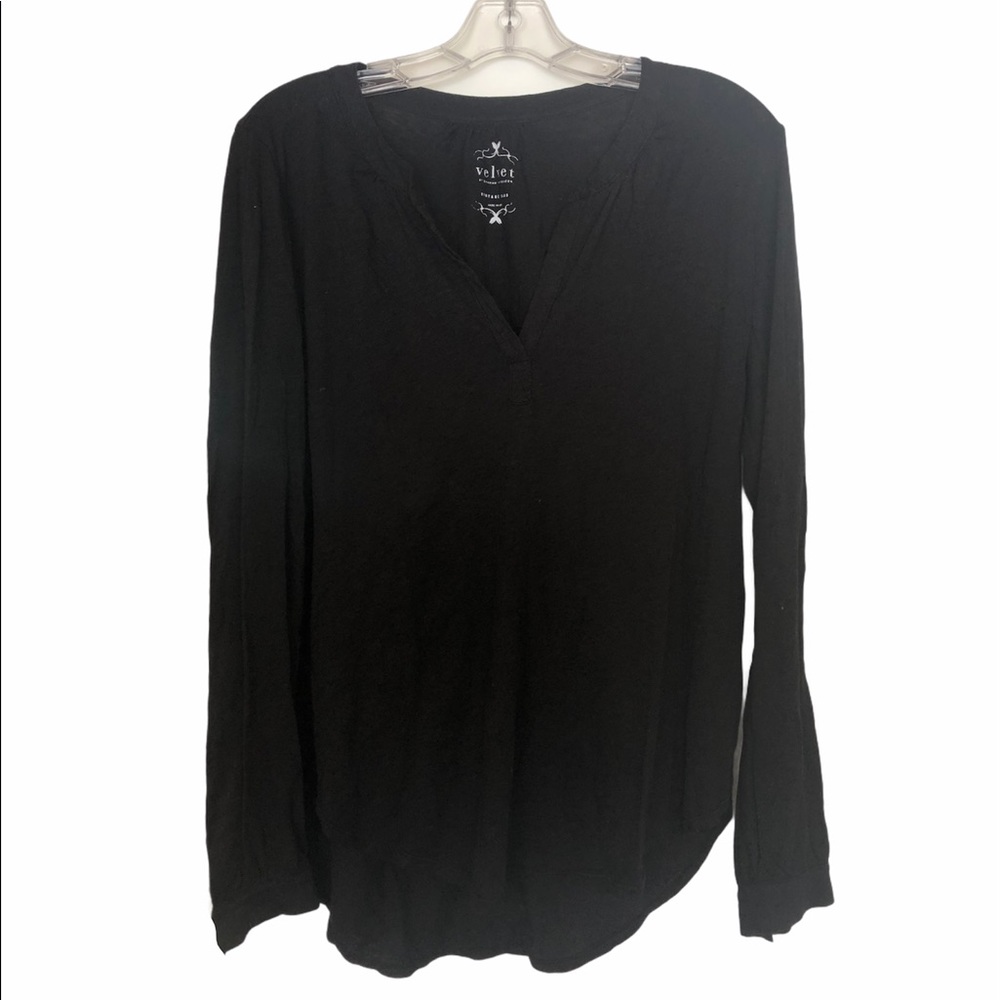 Velvet by Graham & Spencer Black Blouse
